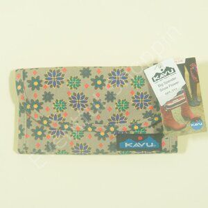 Kavu Big Spender Womens Wallet Gray in Snow Flower New